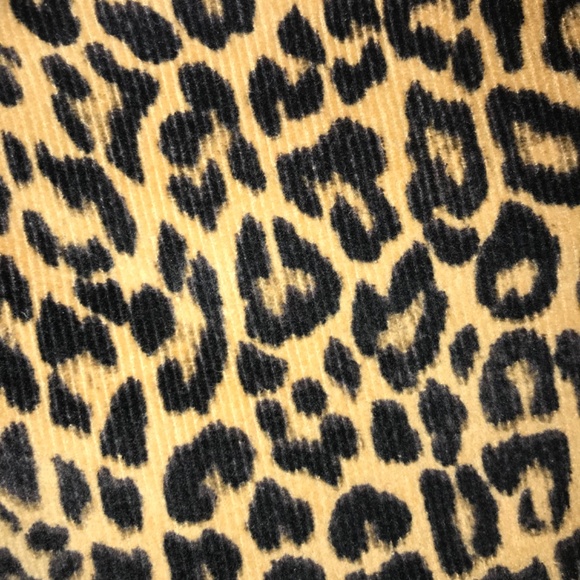 NWT Jcrew Girls Wide Leg Flare Leopard Print Corduroy Pants Trouser Thin Wale 12 - Picture 6 of 11